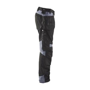 BLAKLADER - 155518609994C62 Pantalon Craftsman Noir/Gris-PANTALON DE TRAVAIL EAN 7330509591055 PANTALON DE TRAVAIL CARGO - Product Image 4