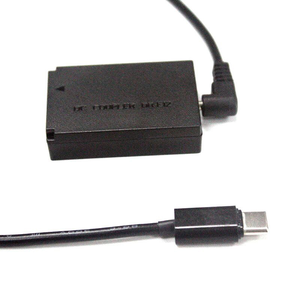 Cable PD tipo-c a DC de 3,0x1,1mm + LP-E12 de batería ficticia <span class=keywords><strong>DR</strong></span>-E12 acoplador DC para cámaras Canon M M2 M10 M50 M100 - Product Image 1