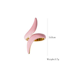 Écharpe en soie à la mode accessoires de bijoux plaqué <span class=keywords><strong>or</strong></span> bleu rose huile Écharpe Clips Anneau <span class=keywords><strong>prix</strong></span> d'usine en gros - Product Image 6