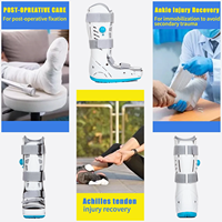 Range of Motion Walker Botte de marche gonflable en mousse orthopédique pour hommes et femmes