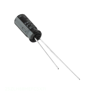 Original 25ZLH68MEFC5X11 68 uF Through Hole CAP ALUM 68UF 20% 25V RADIAL TH Capacitor - Product Image 1