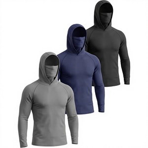 Sudadera con Capucha de Pesca de Manga Larga Personalizada con Máscara Facial para Hombres Adultos, Protección UPF 50, Secado Rápido, Impresión por Sublimación Completa, Alta Calidad, OEM/ODM Personalizado - Product Image 1