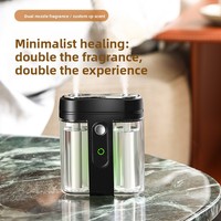 Mini diffuseur d'arômes évaporatif rechargeable Type-C, humidificateur portable pour la maison avec une capacité de 10 à 50 ml