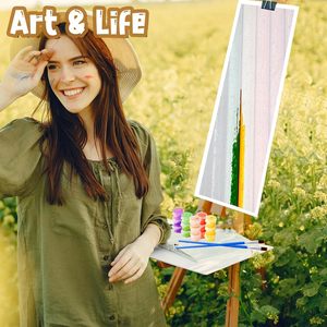 Kit <span class=keywords><strong>de</strong></span> Pintura por Números <span class=keywords><strong>de</strong></span> Flores <span class=keywords><strong>de</strong></span> Amapola Abstractas Songwoo para Adultos, Pintura <span class=keywords><strong>al</strong></span> Óleo Digital Personalizada Minimalista sobre Lienzo - Product Image 6