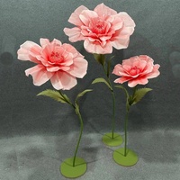 Perlengkapan Pernikahan Hibiscus Baru, Dekorasi Bunga Jalan Menuju Panggung, Hiasan Jendela, Model Bunga Hibiscus 001