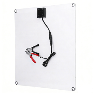 แผงโซลาร์เซลล์แบบยืดหยุ่นชนิดโมโนคริสตัลไลน์ซิลิคอน 16V 18W สำหรับใช้พลังงานแสงอาทิตย์กลางแจ้งในการเดินทาง - Product Image 2