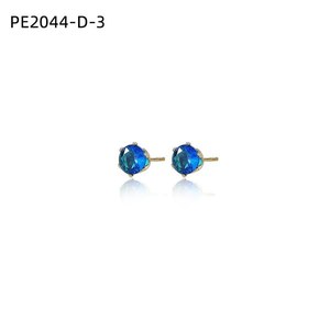 Amy Amy Fashion <b>Stud</b> <b>Earrings</b> <b>Blue</b> Zircon Alloy Women's Classic Jewelry Gift PE2044 - Product Image 6