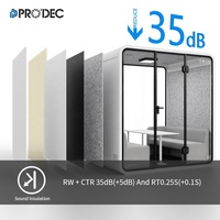 Cabina Telefónica Insonorizada con Reducción de Ruido, Privacidad, Aislamiento Acústico, Espacio de Descanso, Cabina para Dormir, Sala de Conversación Acústica para Reuniones y Trabajo