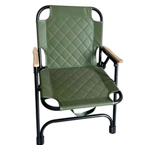 เก้าอี้พับเหล็กคาร์บอนพนักพิงบุนวม <span class=keywords><strong>Kmit</strong></span> Oxford สำหรับตั้งแคมป์ ปิกนิก ชายหาด และสวน เก้าอี้พกพาสำหรับใช้งานกลางแจ้ง - Product Image 3