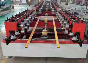 Machine de formage à froid pour profilés en acier de 0,8-1,0 mm, pour la fabrication de chemins de câbles 35*10 mm et de rails DIN pour armoires électriques - Product Image 2