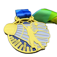 Médailles et trophées de sport en métal personnalisés en gros, fabrication de plaques écologiques en fonte sous pression