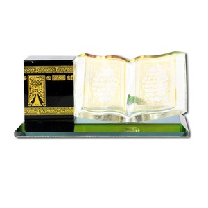 YASEEN New Muslim Crystal Home Decoration Islam Worship Islamic <b>Building</b> Figurines Ramadan - Product Image 1