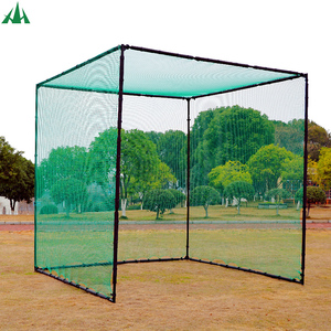 Cage de frappe de <span class=keywords><strong>golf</strong></span> en tuyau galvanisé PE 10x10x10 pieds, filet de frappe durable et portable pour l'entraînement en intérieur et en extérieur - Product Image 5