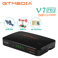 Novo GTmedia V7 Pro H.265 DVB S/S2/S2X T2 Combo Box Receptor de TV por Satélite Decodificador V7pro