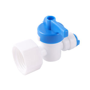 Water Purifier System Valve for Aquarium Purifier 1/2 Female Thread to 6<strong>.</strong>35mm Ball Valve Quick Push in Connect Valve - Product Image 3