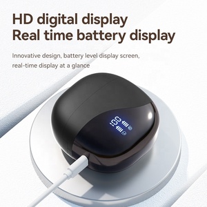 OW headphone gantung telinga konduksi udara olahraga dengan indikator baterai Digital dan Chipset JL - Product Image 2