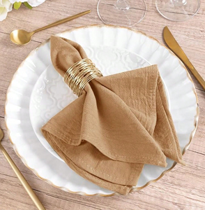 Serviettes en <span class=keywords><strong>coton</strong></span> <span class=keywords><strong>40x40</strong></span> CM Douces et durables Brodé pour un usage quotidien - Product Image 1