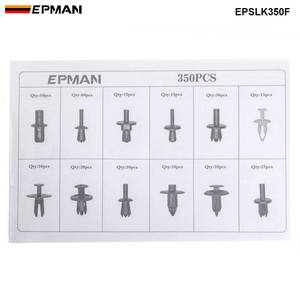 ADDCO EPMAN Kit de 350 Piezas de Sujetadores Automotrices, Clips de Fijación Universales de Plástico y Nailon para Automóviles, Remaches para Paneles de Puerta, Retenedor de Guardabarros, EPSLK350F - Product Image 5
