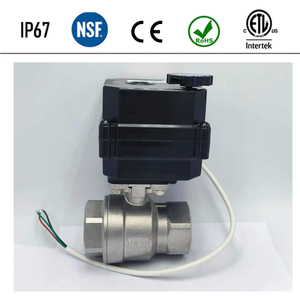มอเตอร์วาล์ว Flomarvel Fh-b Ip67 รุ่นโรงงาน Fh-b ขนาด 15 นาโนเมตร แบบ 2 สาย กลับคืนอัตโนมัติ  แบบเปิด-ปิด  วัสดุสแตนเลส 304  ท่อ UPVC  มาตรฐาน CE, RoHS, NSF61  แรงดันไฟฟ้า 24V/220V  ขนาด DN - Product Image 3