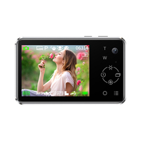 BENJIE A7 kamera Selfie Digital Mini 48MP, lensa Zoom tahan air multifungsi desain ringkas kartu SD termasuk