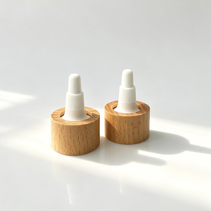 Vietnam WeWood Capuchon en bois torsadé pour cuir chevelu, avec buse pointue, applicateur annulaire en bois, couvercle de bouteille distributeur de liquide de précision - Product Image 6