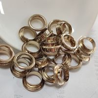 Œillets en laiton plaqué or recouverts de tissu écologique pour chaussures, ceintures en cuir, vêtements et toile – Vente en gros, personnalisables