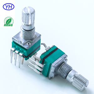Free Samples Customized RK097 9mm Vertical 1k 5k 10k 20k 50k 100k Rotary <strong>potentiometer</strong> With <strong>push</strong> Momentary Switch - Product Image 1