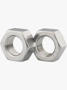 Nhà Máy bán hàng trực tiếp 4.8 lớp thép carbon ốc vít M4 M5 M6 M8 trắng mạ kẽm hình lục giác hạt mỏng GB ABS Chrome Lug NUT - Product Image 6