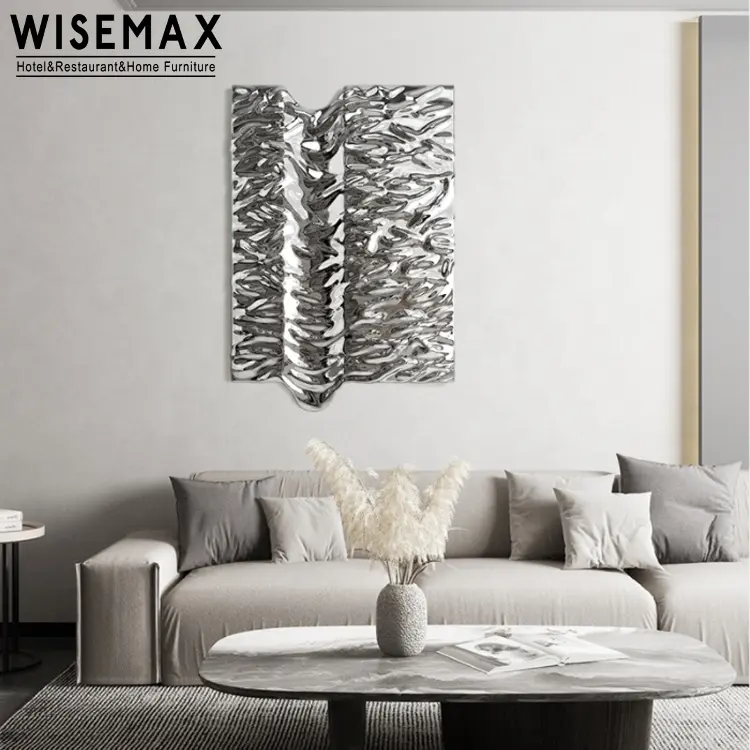 Meubles modernes WISEMAX, décoration murale artistique, nouveau style, minimaliste, en acier, art décoratif, pour la maison