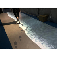 3D AR VR Attractions Projection simulée par plancher interactif Équipement AR Produits de parc d'attractions
