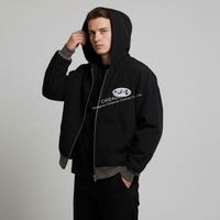 CHIDAOREN OEM – Sweat à capuche réversible zippé sur mesure, 450 grammes, épais, patchwork, coupe oversize pour homme – Fabricant