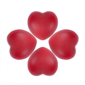Bola antiestrés de PU con forma de corazón promocional personalizada con logotipo impreso 7*7*5cm unisex - Product Image 4