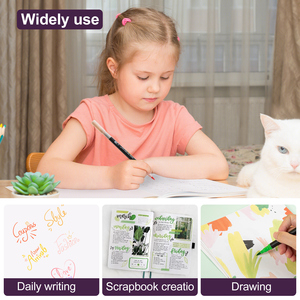 100 Nghệ Sĩ Màu Sắc Doodling Bàn Chải Đầu Bút Vẽ Chữ Thư Pháp Đánh Dấu Bộ Bút Fineliner - Product Image 6