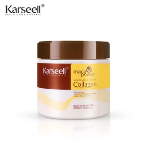 500ml Karseell Maca Essence CollagenProfessional損傷した髪の修復シルクブラジルのケラチンヘアトリートメントマスク