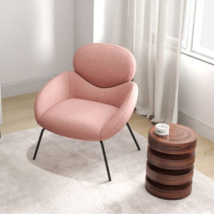 Socio nuevo modelo Diseño moderno cubierta de tela Rosa Silla de ocio <span class=keywords><strong>BARAK</strong></span> - Product Image 2