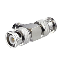 BNC femelle à double BNC mâle séparateur BNC connecteur vidéo 3 voies adaptateur en T en forme de T 1 en 2 sorties pour appareils sans fil de caméra de vidéosurveillance