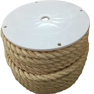 Corda de sisal de alta qualidade, corda torcida, decoração diy, corda gêmeo, sisal reciclável, embalagem