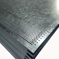 Plaque perforée à trous ronds en acier inoxydable SS304 et Mn13, 2-150 mm, double matériau, pour le classement et la classification des agrégats miniers et de carrières, ISO 9001