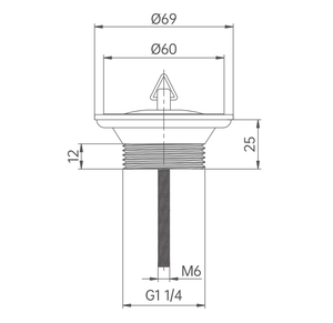 Accesorios <span class=keywords><strong>de</strong></span> Baño, Desagüe <span class=keywords><strong>de</strong></span> Plástico con Tapa - Product Image 2