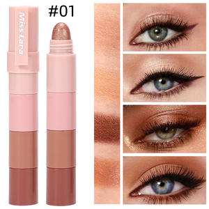 <span class=keywords><strong>2</strong></span>-in-1 Lipstick & Oogschaduw Set - Matte Fluweelachtige Parelmoer Langdurig Hydraterend Waterbestendig Mode Dagelijkse Make-up - Product Image 6