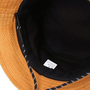 Sombrero de Pescador de Pana de Algodón Unisex para Otoño e Invierno, con Cuerda Cortavientos, Suave y Cálido, para Mujer, Regalo Promocional - Product Image 4