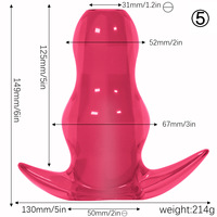 Dilatateur anal creux, Dildo, Spéculum souple, Masseur de prostate, Plugs anaux, Plug anal, Expanseur de masturbation vestibulaire, Exploration