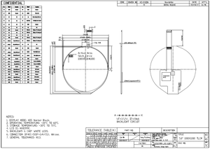 Módulo LCD TFT Circular de 5 Pulgadas, 1080*1080 IPS, Amplio Ángulo de Visión, Alto Brillo - Product Image 4