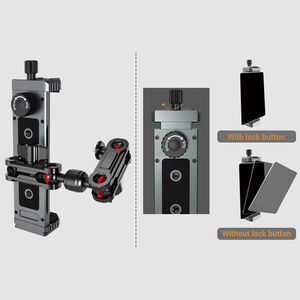 YTGEE Nuovo Supporto Treppiede in Alluminio per Tablet con Morsetto e Foro per Vite da 1/4'' Adattatore per Supporto Tablet per Live Streaming - Product Image 3