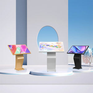 Kiosco de Autoservicio con Pantalla Táctil Android 4K de 43/49/55/65 Pulgadas, Kiosco de <span class=keywords><strong>Internet</strong></span> para Interiores con Soporte de Piso, Señalización Digital para Consultas y Guía Empresarial - Product Image 4