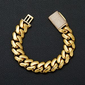 Collana da uomo a catena cubana in oro 14K placcato sottovuoto con taglio sottile modello con copertura ribaltabile a catena alla moda Micro-Set - Product Image 2