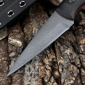 Cuchillo de Hoja Fija de Alta Dureza para Camping y Caza, Hoja 8Cr13Mov, Mango G10, Cuchillos para Senderismo y Pesca al Aire Libre, Herramienta Multifuncional EDC - Product Image 2