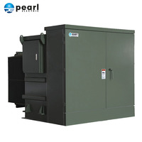 Transformateur de puissance triphasé immergé dans l'huile personnalisable 1000 KVA 60 Hz, transformateur monté sur socle