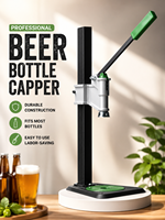 HG01 Machine manuelle de capsulage de bouteilles en verre pour sodas et bières, avec système de verrouillage, pour brassage artisanal