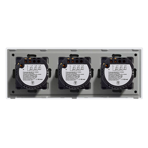 Interruptor De Luz De Toque Em Casa Inteligente-Painel De Vidro Touchmi Controle WiFi Alexa/Tuya Suporte Certificado CE <span class=keywords><strong>3</strong></span> <span class=keywords><strong>Gang</strong></span> Wifi Interruptor Inteligente - Product Image 4